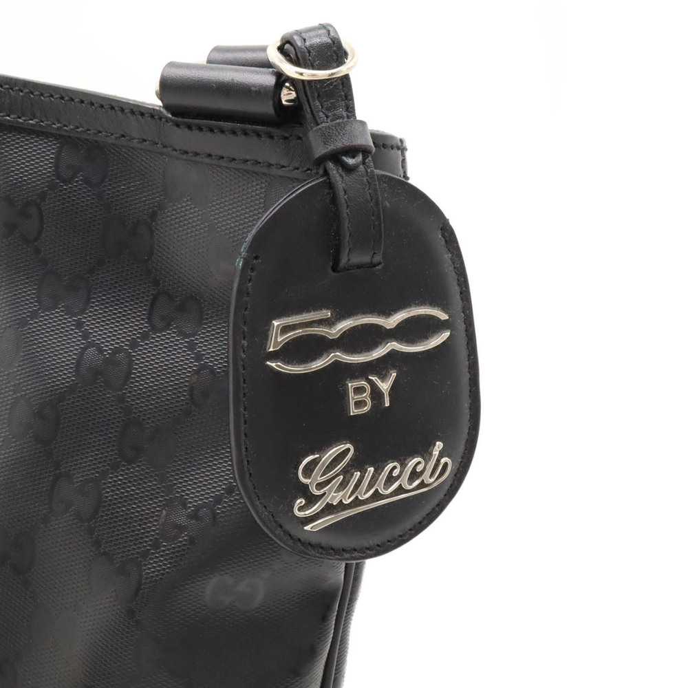 Gucci Crossbody Collaboration Implime Fiat GG Leather Bag Black - Picture 9 of 9